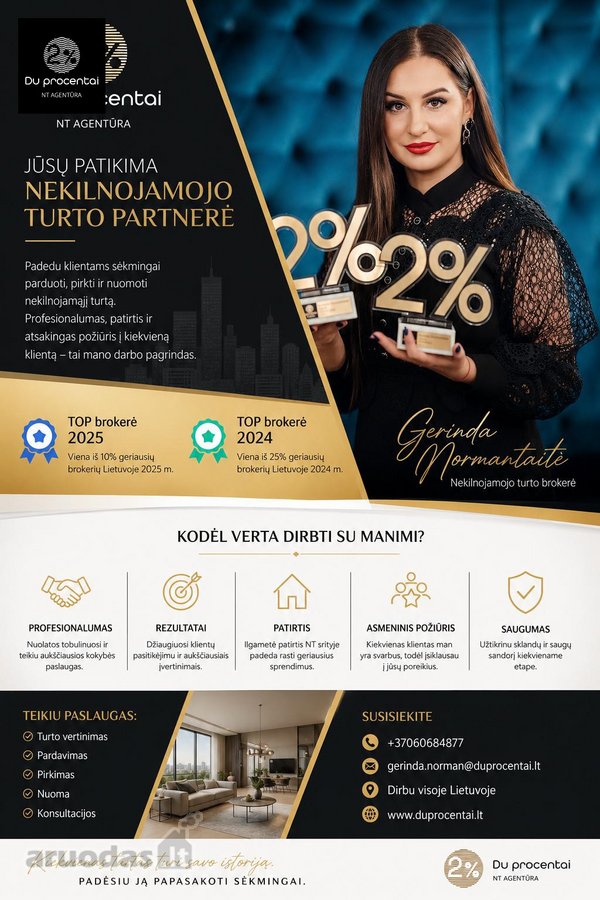 Nekilnojamojo turto agentūra "Du procentai" - nuotraukos Nr. 17