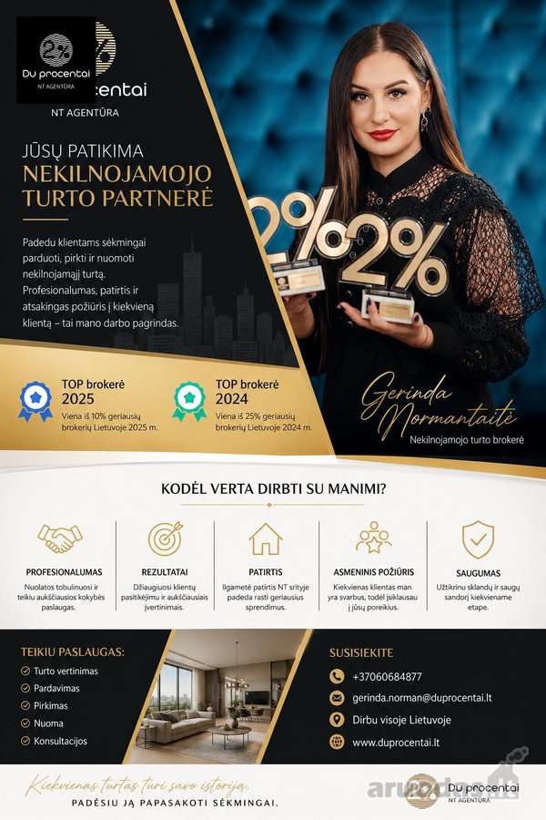 Nekilnojamojo turto agentūra „Du procentai“ - nuotraukos Nr. 33