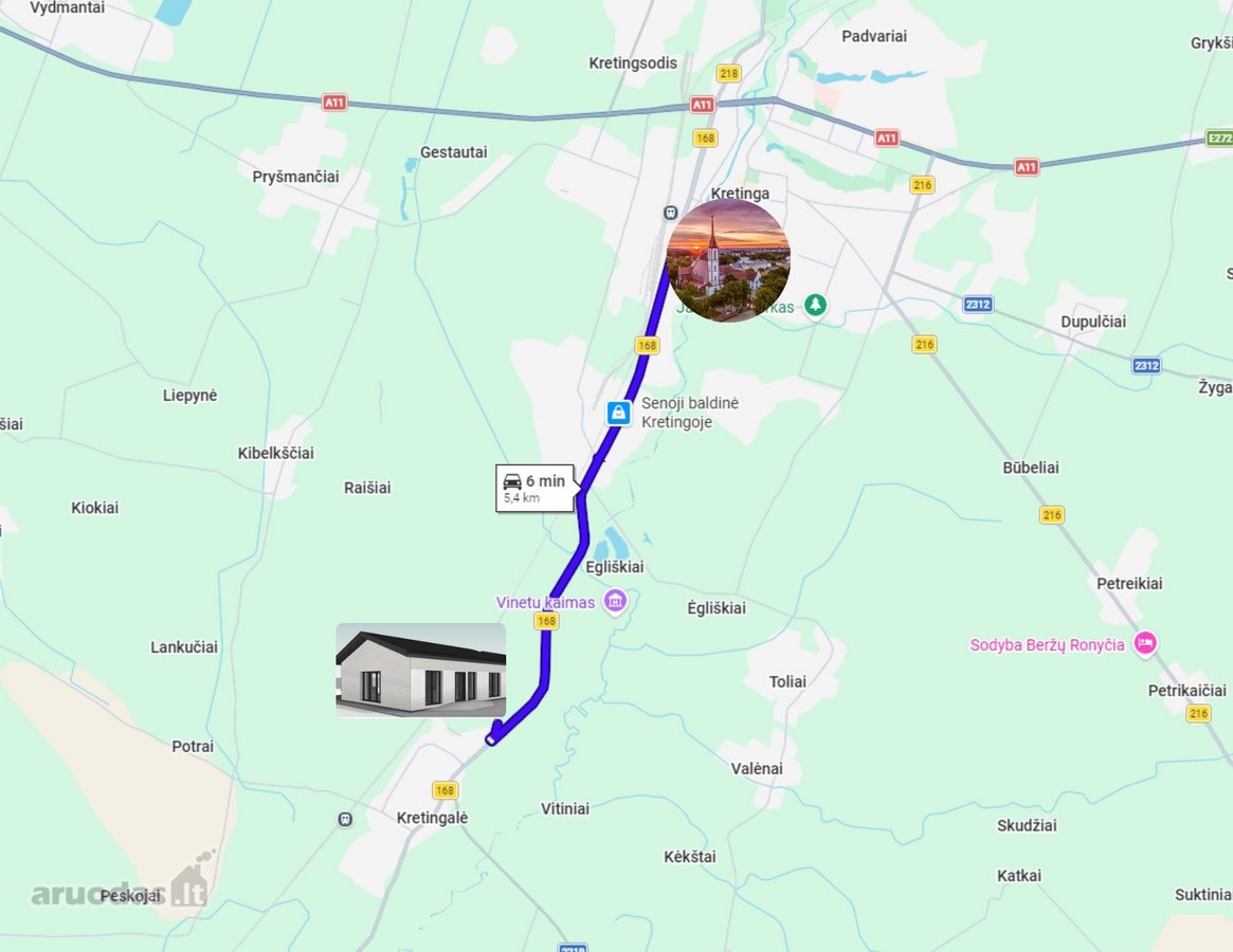 Likę 3 A++ Namai Kretingalėje – 101 M², 3 - nuotraukos Nr. 8
