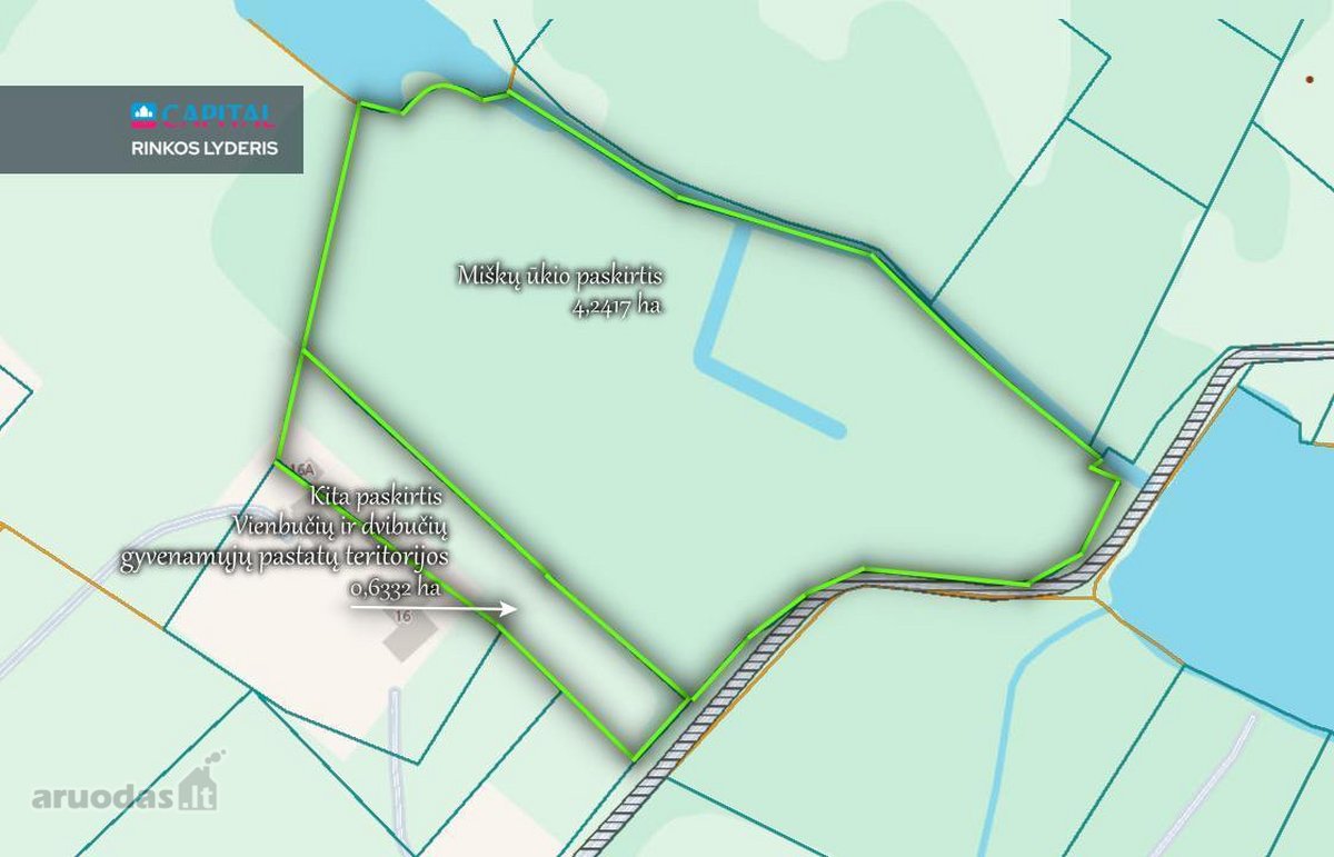 Prie Juodės II Tvenkinio – Beveik 5 Hektarai - nuotraukos Nr. 13