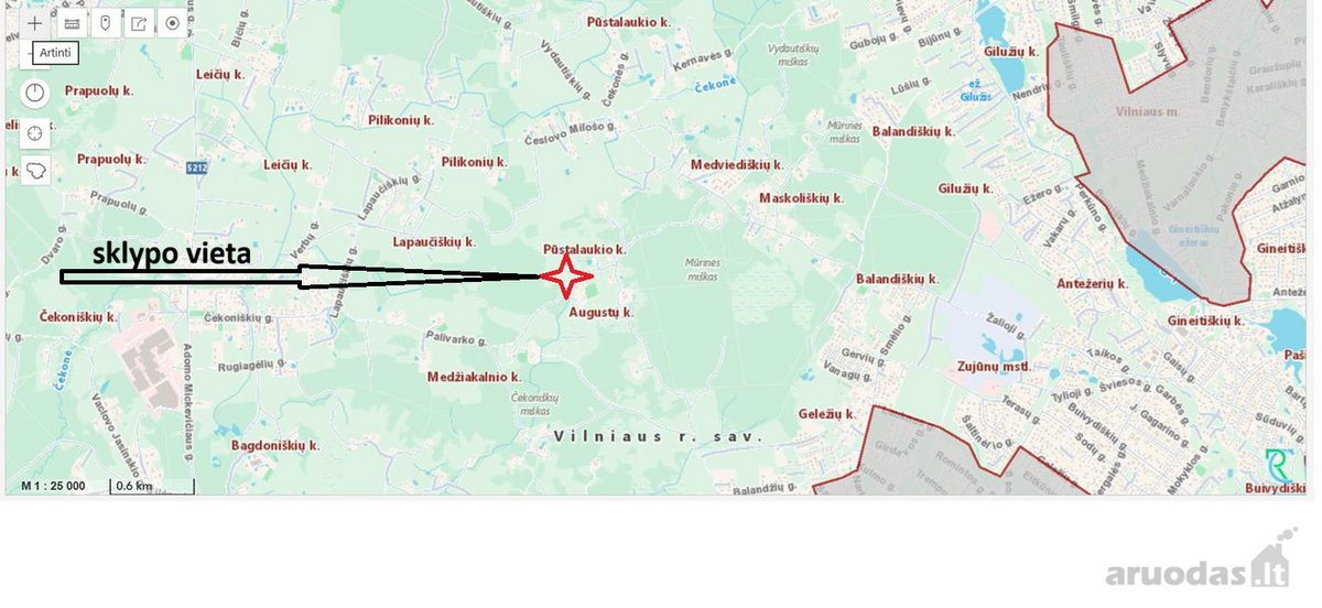Unikalus 10,16 ha sklypas Medžiakalnio - nuotraukos Nr. 3