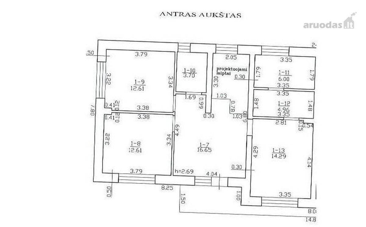 **Parduodamas 184 m² gyvenamasis namas - nuotraukos Nr. 82