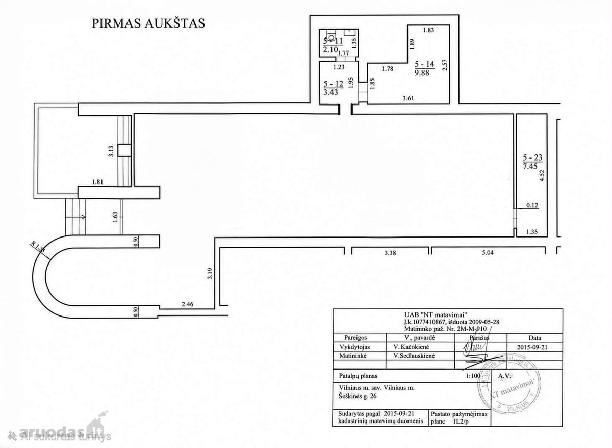 136 m² Komercinės Patalpos Šeškinės Prekybos - nuotraukos Nr. 5