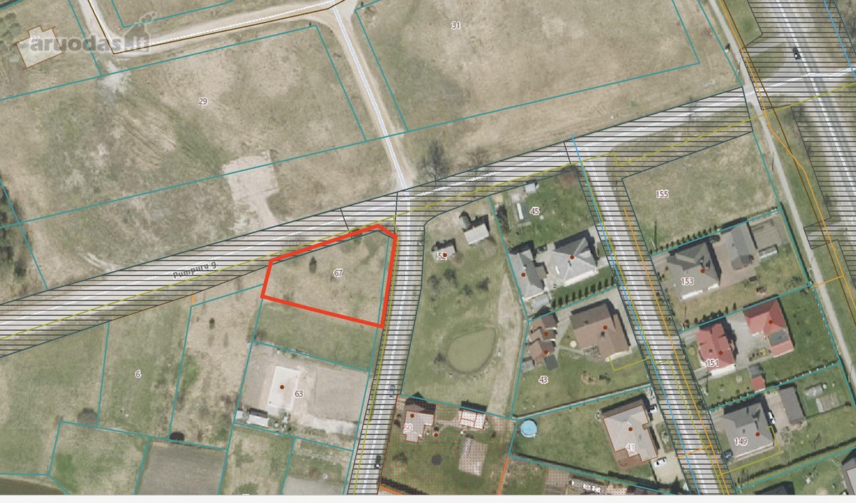 Parduodamas 10a sklypas Žagarėlės ir Pumpurų - nuotraukos Nr. 3