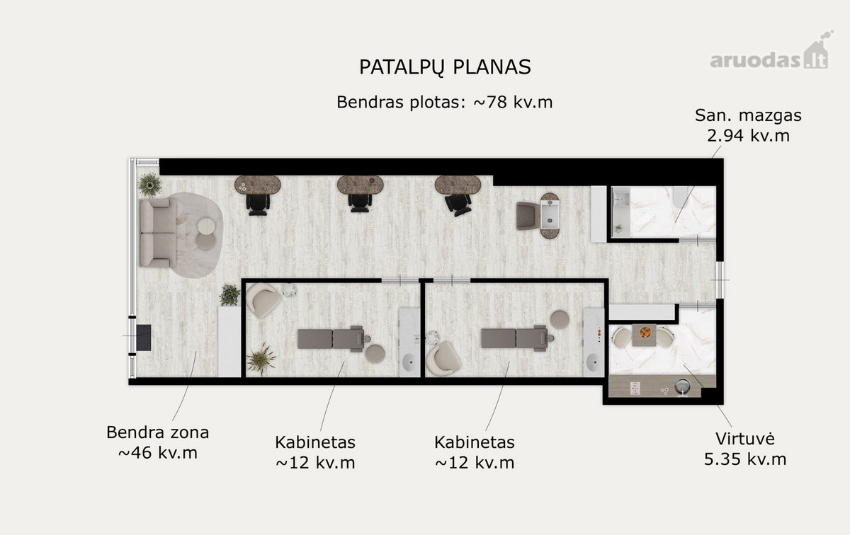 Išnuomojamos komercinės patalpos Vilniaus - nuotraukos Nr. 10