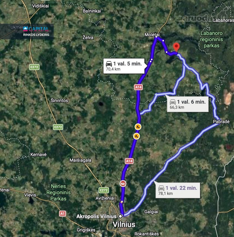 Parduodamas 1,15 Ha Namų Valdos Sklypas Su - nuotraukos Nr. 8