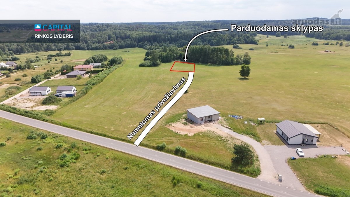 Parduodamas 35 Arų Sklypas Gamtos Apsuptyje