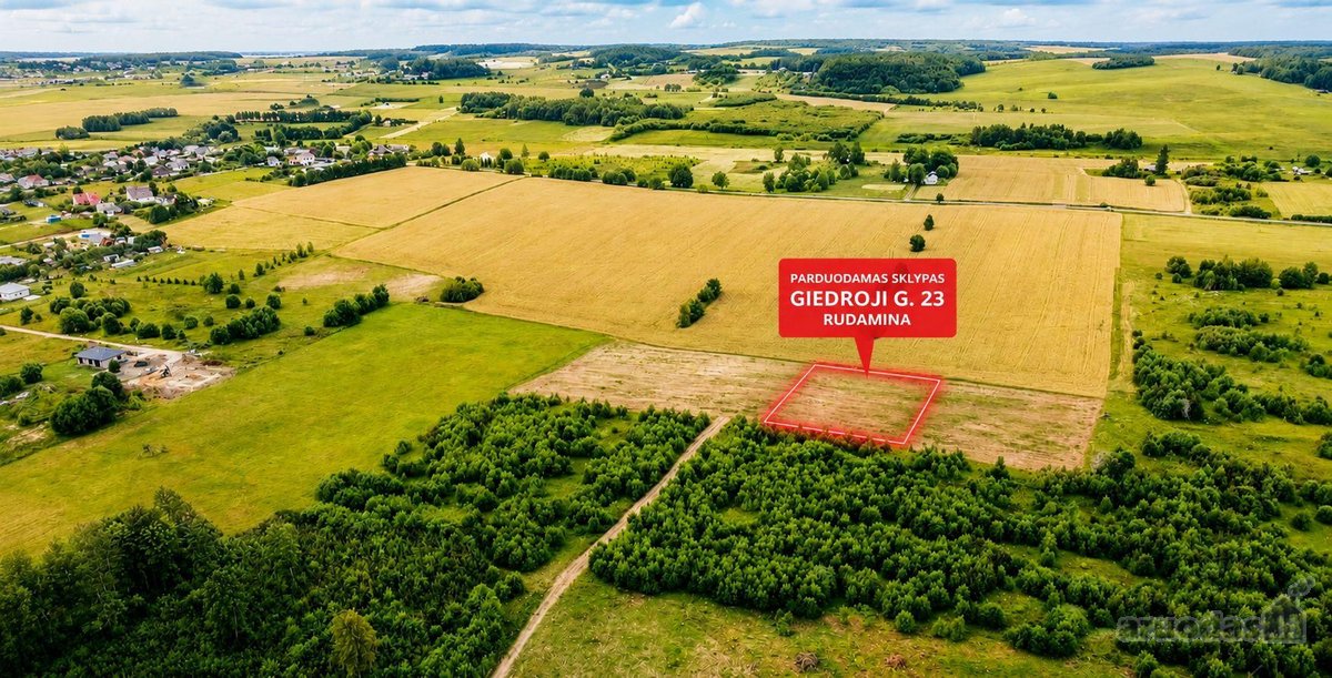 Parduodamas 10,65 arų ploto žemės sklypas
