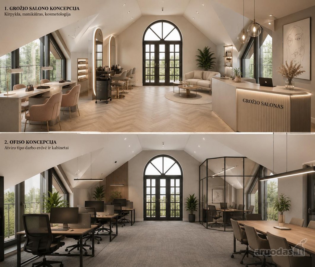 Unikalios 500 m² komercinės – gyvenamos - nuotraukos Nr. 33