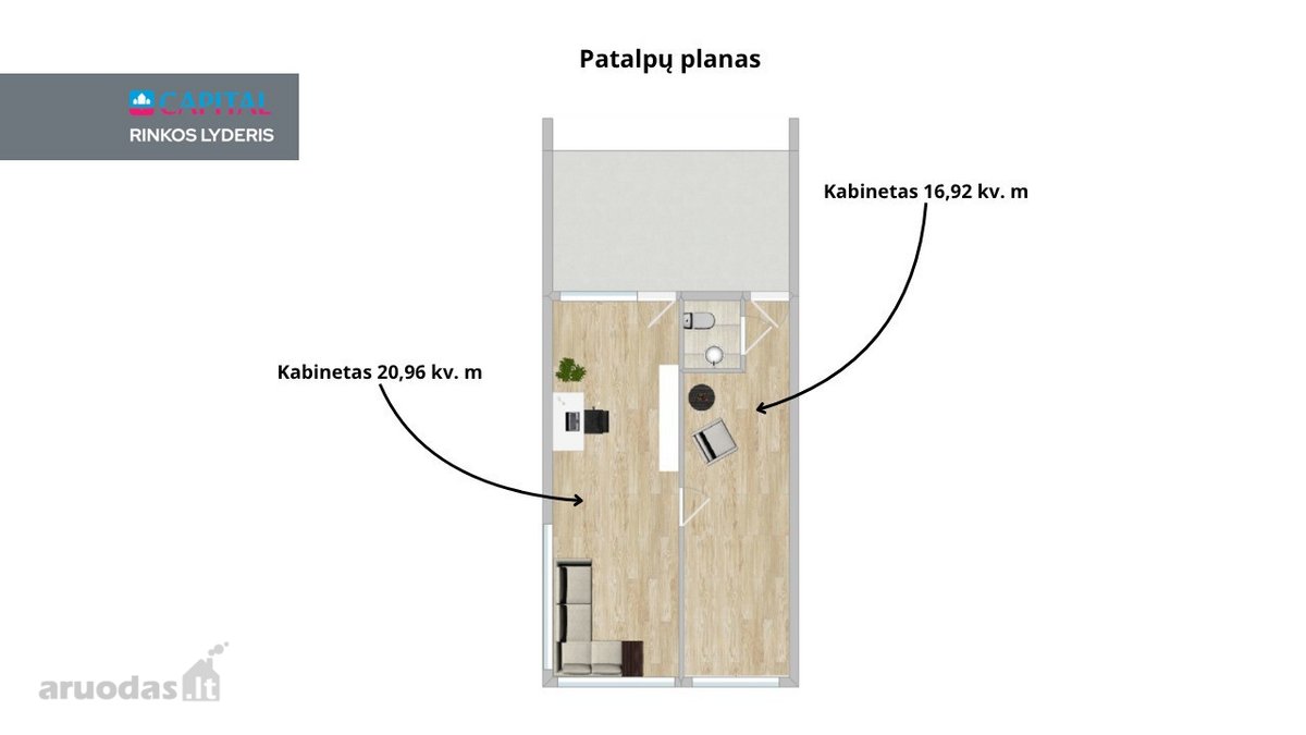 Parduodamas Itin Erdvus 4 Kambarių Butas - nuotraukos Nr. 29