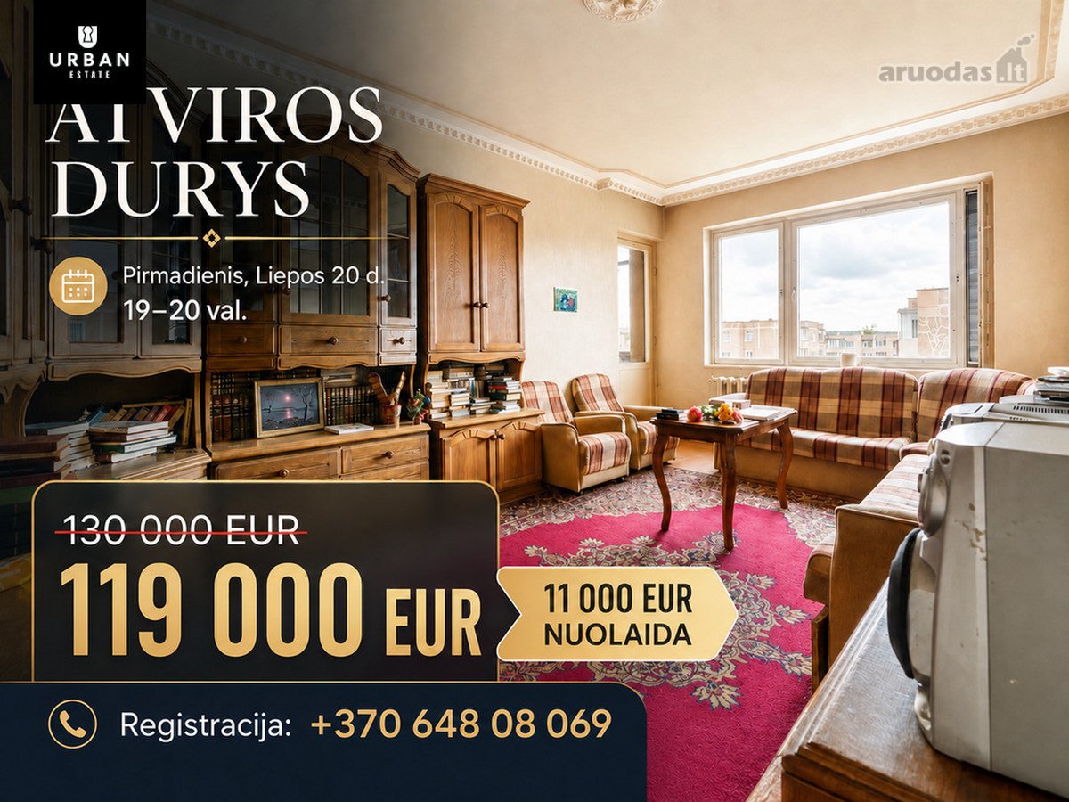 Atviros Durys – Liepos 20 D. 19:00–20:00 Val.