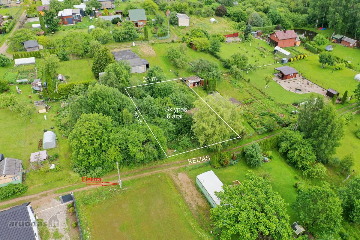 Parduodamas 6 arų sklypas Bebrynės 10-oji g.