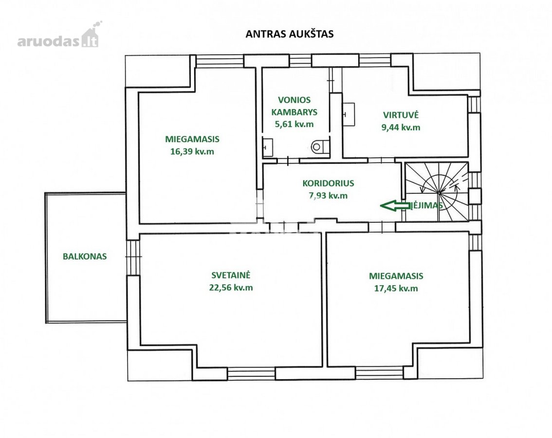 Erdvūs Namai Klaipėdos Centre – Komfortiškam - nuotraukos Nr. 27