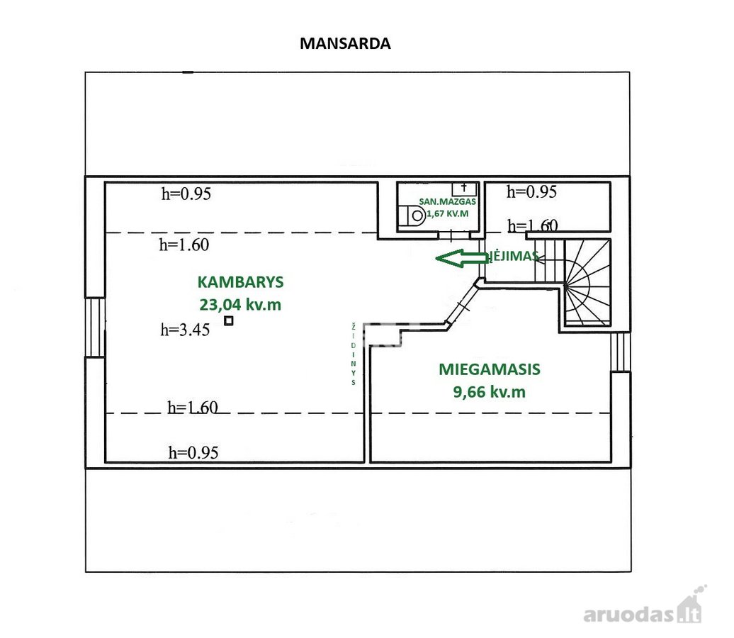 Erdvūs Namai Klaipėdos Centre – Komfortiškam - nuotraukos Nr. 28