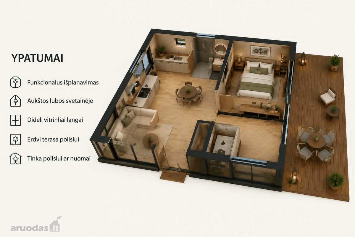 Nuosavas Kampelis Molėtų Krašte – Vos Už 9 500 €! - nuotraukos Nr. 13