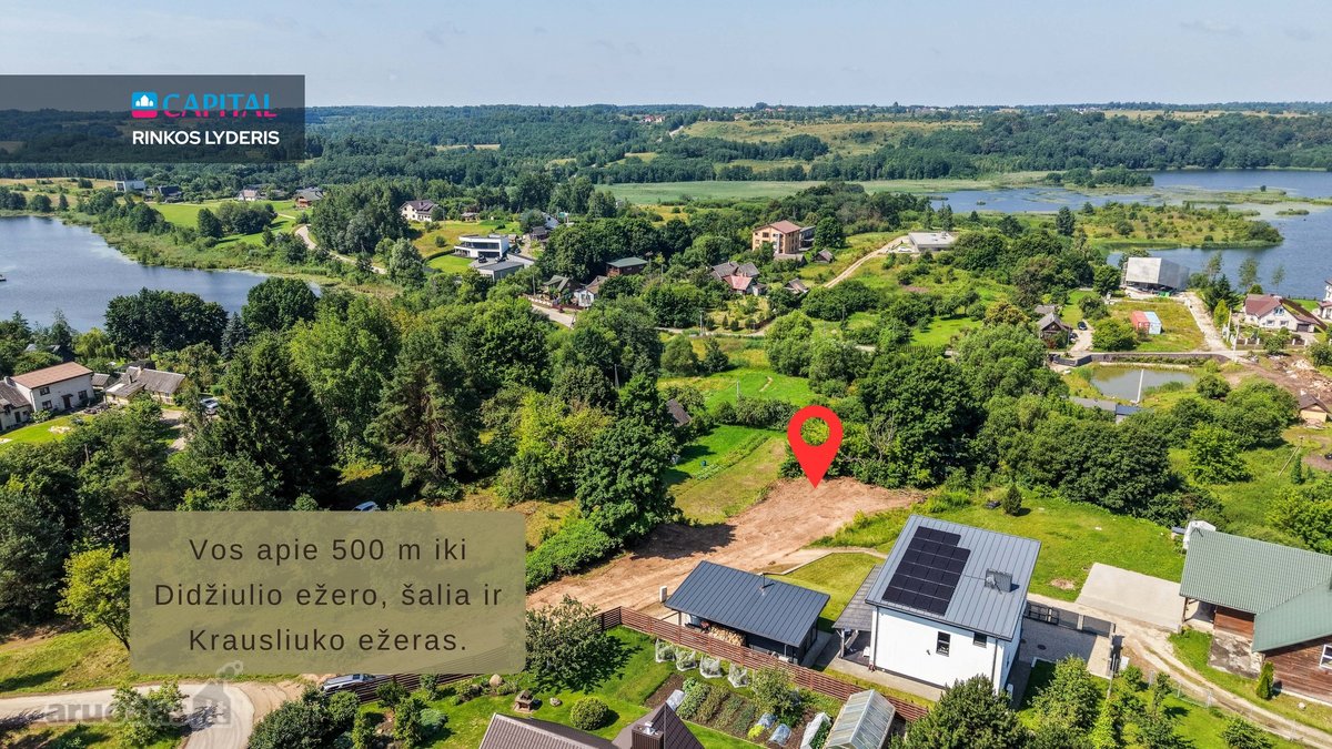 Sklypas su statybos leidimu prie ežero – vos - nuotraukos Nr. 5