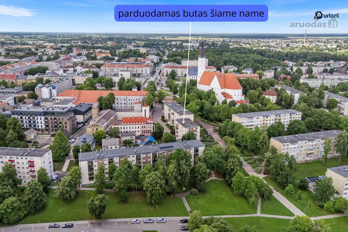 Parduodamas 2 kambarių butas Aušros takas g.,
