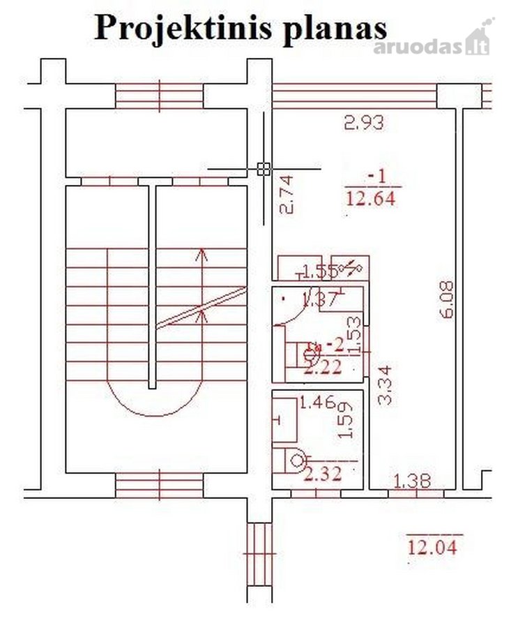 Parduodama mini studija Žolyno g. 8, Vilnius. - nuotraukos Nr. 5