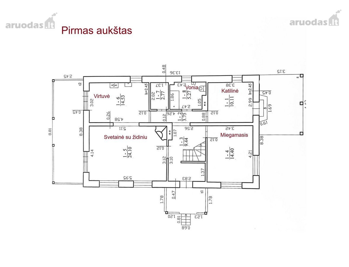 Išskirtinis namas Verkiuose, Verkių Riešės g. - nuotraukos Nr. 19