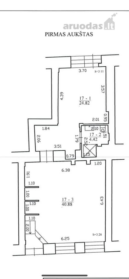 Vilniaus senamiestyje, parduodamos 71 m² - nuotraukos Nr. 16