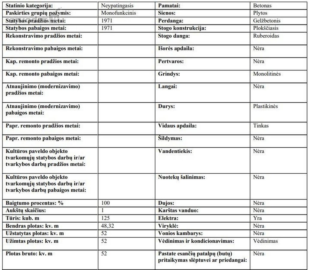 Parduodamas didelio ploto garažas (48.32kmv) - nuotraukos Nr. 8