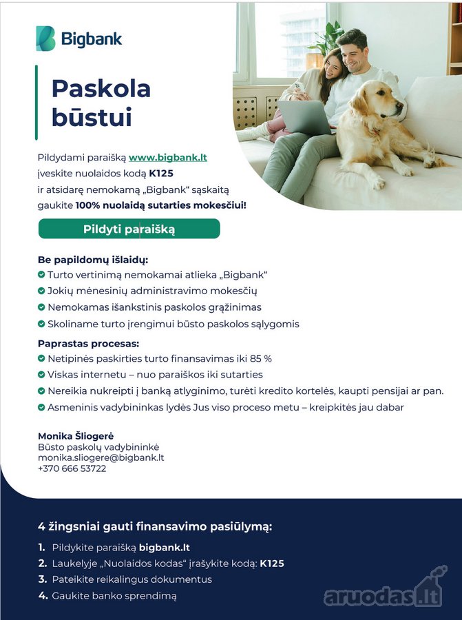 Parduodamas Pilnai Įrengtas Loftas Kalvarijų - nuotraukos Nr. 14