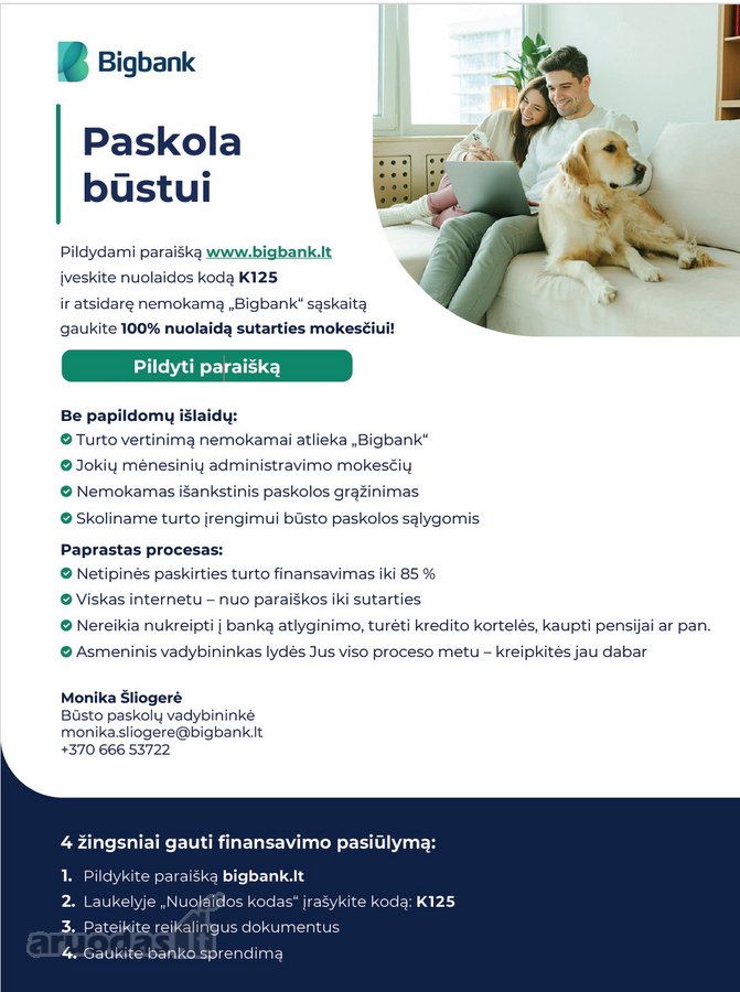 Parduodamas Pilnai Įrengtas Loftas Kalvarijų - nuotraukos Nr. 13
