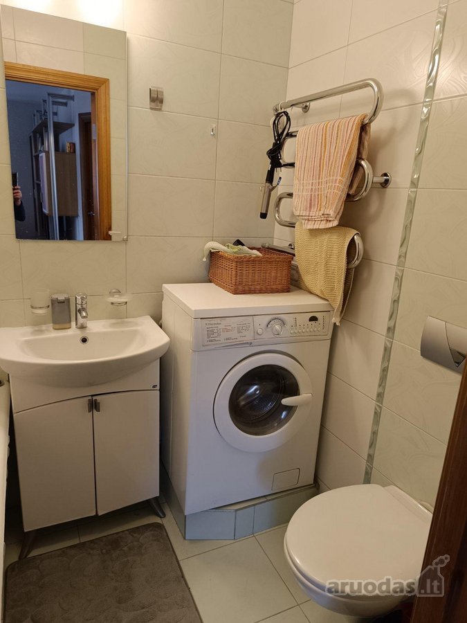 Nuomojamas dviejų kambarių butas, Grigiškėse. - nuotraukos Nr. 8