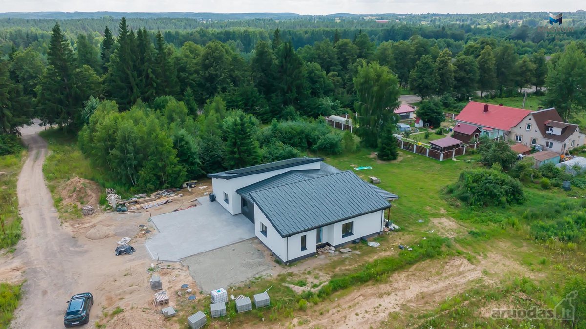 Modernus A++ klasės vieno aukšto namas šeimai - nuotraukos Nr. 17