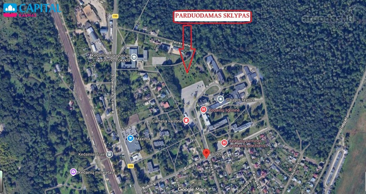 Parduodamas 114,72 a sklypas, tarp Babėnų - nuotraukos Nr. 2