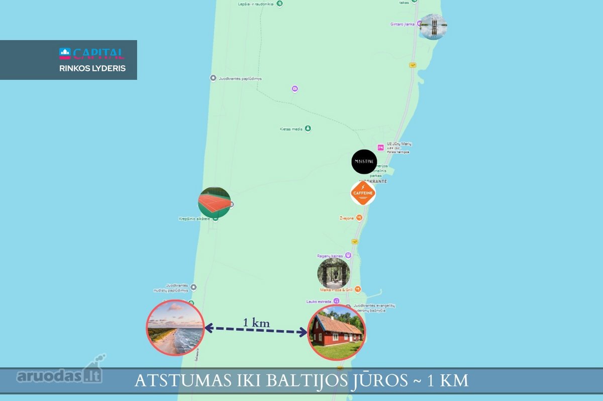 Parduodama Atnaujinta Pusė Namo Juodkrantėje - nuotraukos Nr. 34