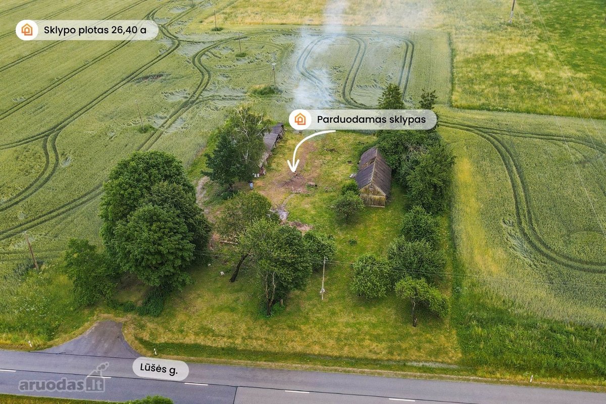 Parduodamas 26,40 arų namų valdos sklypas - nuotraukos Nr. 3