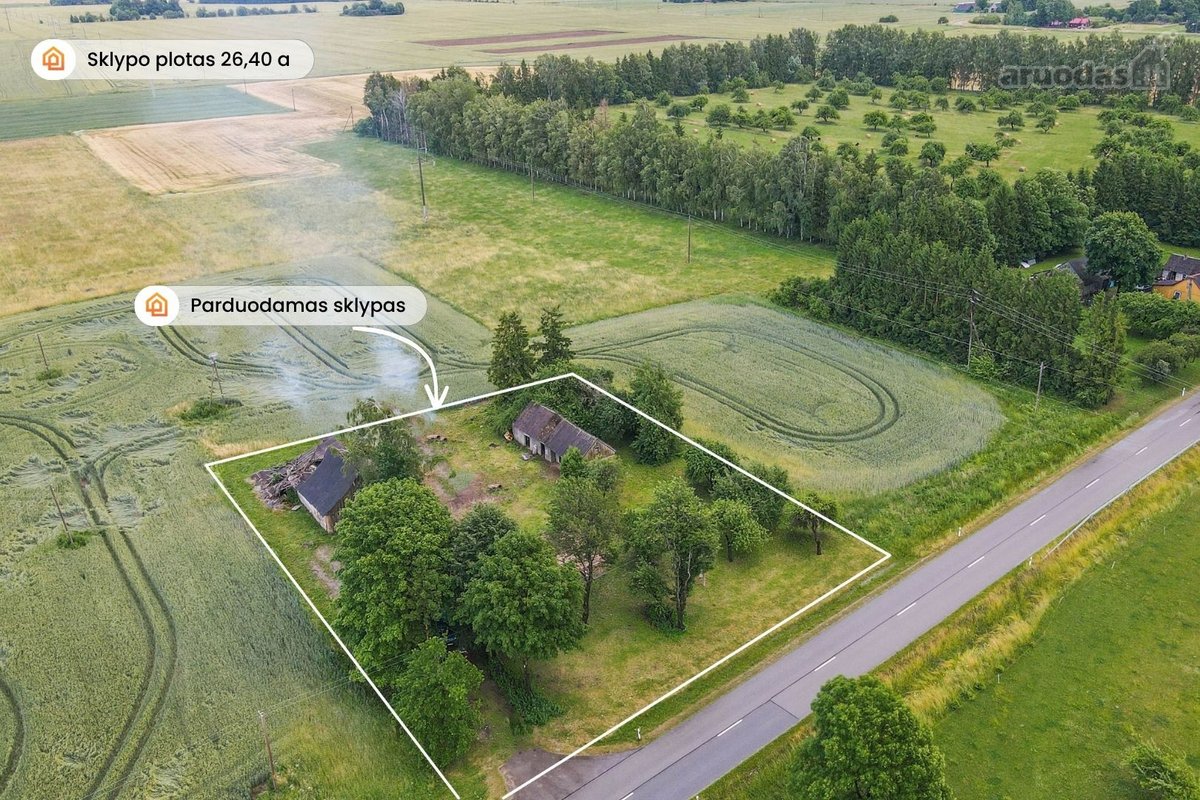 Parduodamas 26,40 arų namų valdos sklypas - nuotraukos Nr. 4
