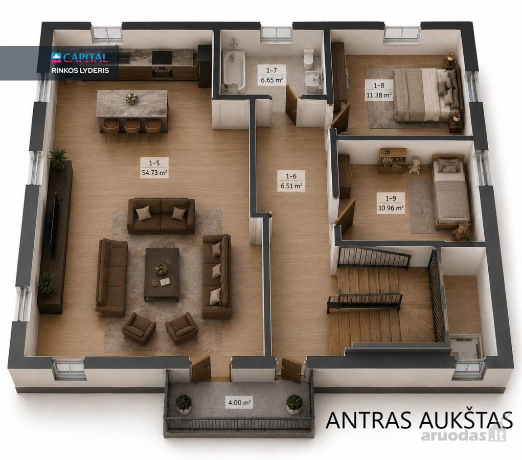 Individualus namas beveik miesto centre – - nuotraukos Nr. 48