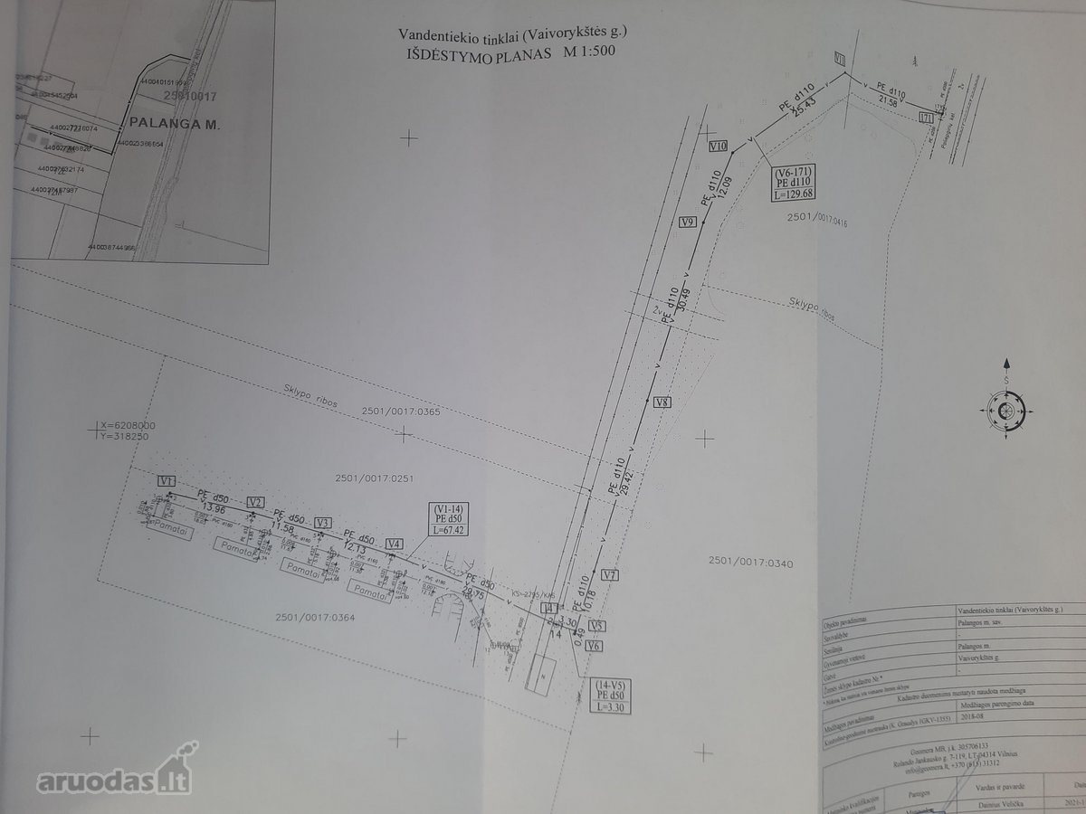 Parduodami 49m2 pamatai su 5a sklypu bendrame - nuotraukos Nr. 4