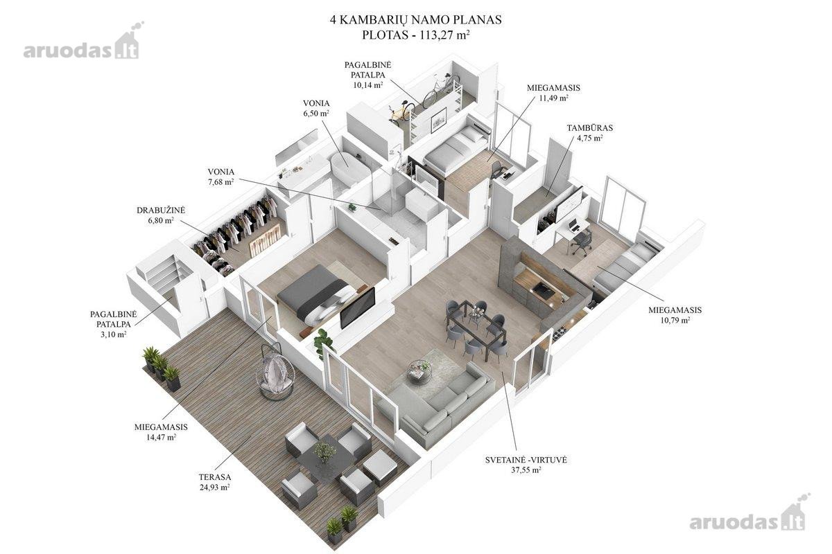Elektrėnų rajone, Abromiškių km. planuojamas - nuotraukos Nr. 9