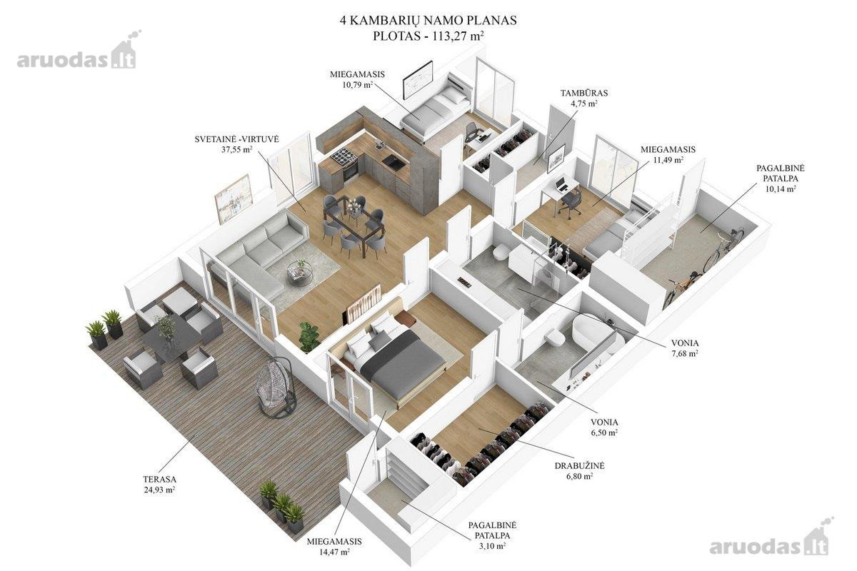 Elektrėnų rajone, Abromiškių km. planuojamas - nuotraukos Nr. 10