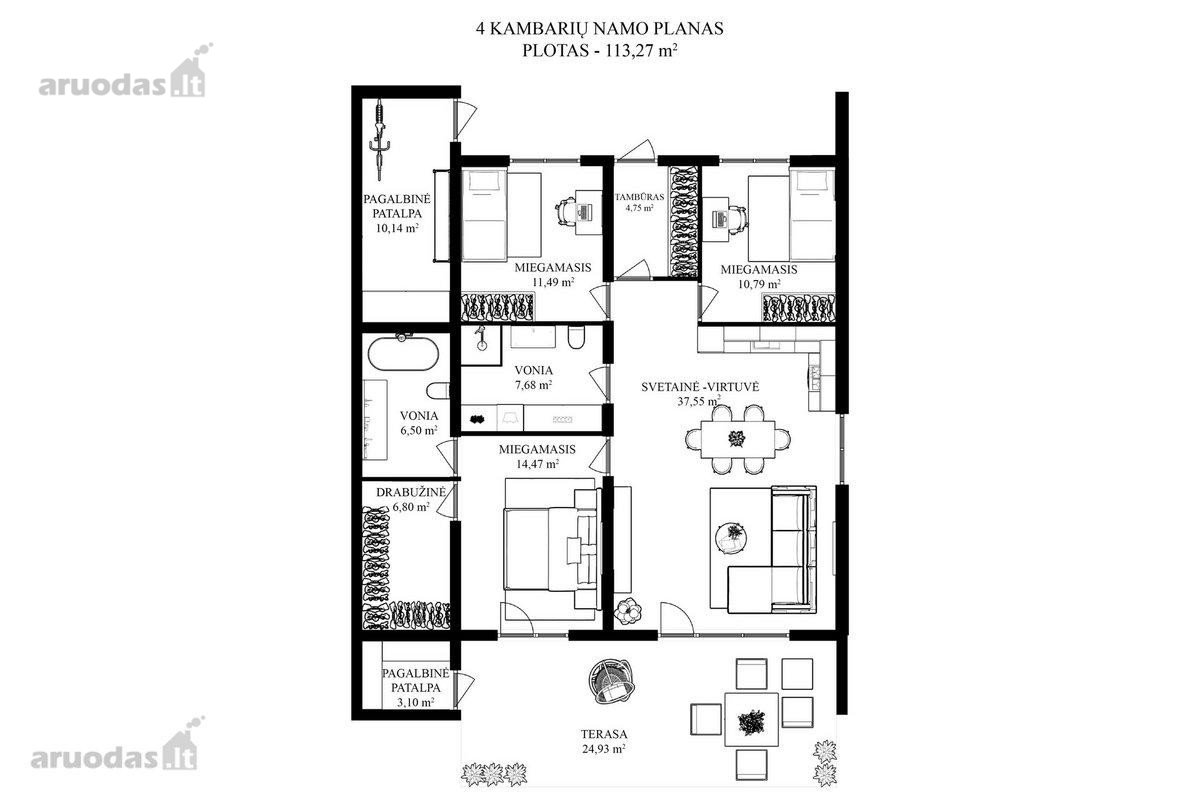 Elektrėnų rajone, Abromiškių km. planuojamas - nuotraukos Nr. 12