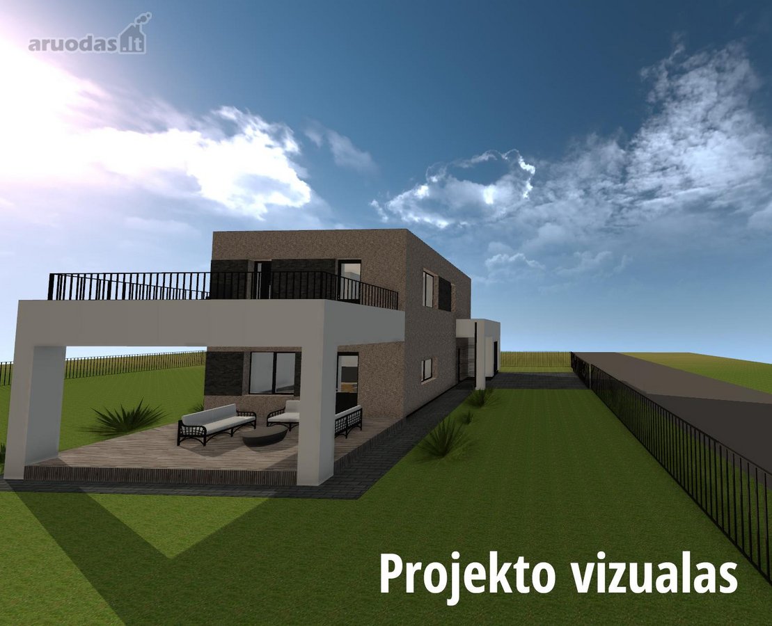 Sklypas Su Pradėtu Statyti Namu Rokuose – - nuotraukos Nr. 8