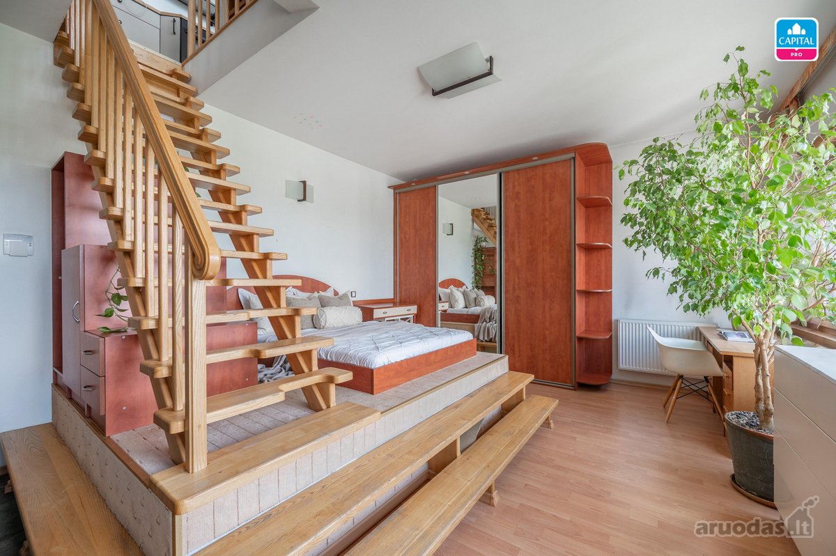 Išskirtinis dviejų aukštų butas Vilniaus - nuotraukos Nr. 19