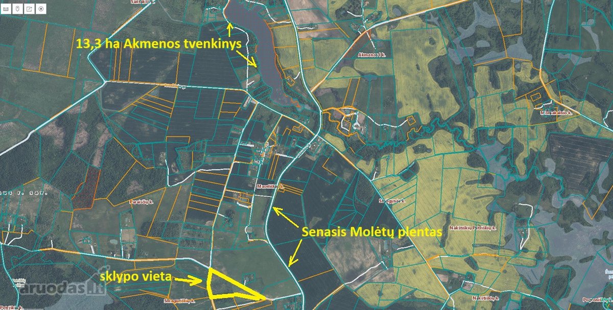 Parduodamas 4,10 ha žemės sklypas Maseliškių - nuotraukos Nr. 6