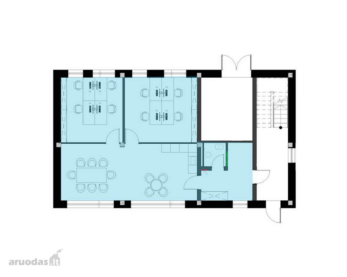 Išnuomojamos 87 m² komercinės patalpos - nuotraukos Nr. 3