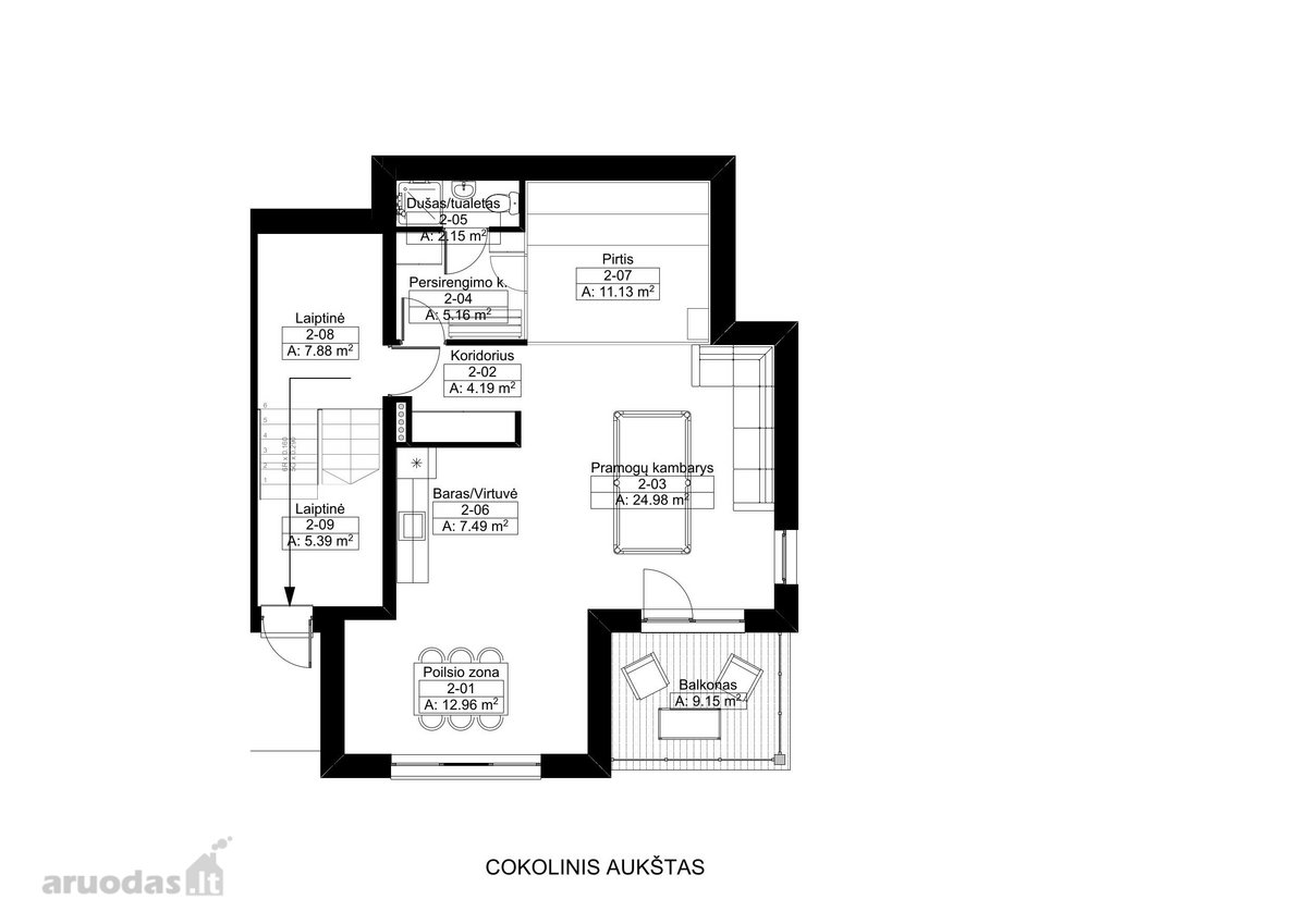 „Gineitiškių vilos“ projektas kviečia įsigyti - nuotraukos Nr. 5