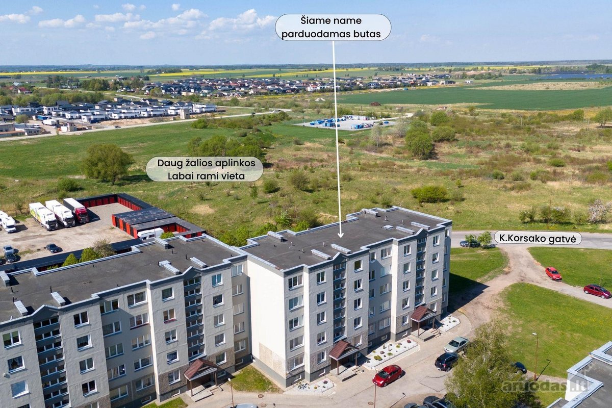 Parduodamas 1 kambario butas Šiauliuose, K. - nuotraukos Nr. 19