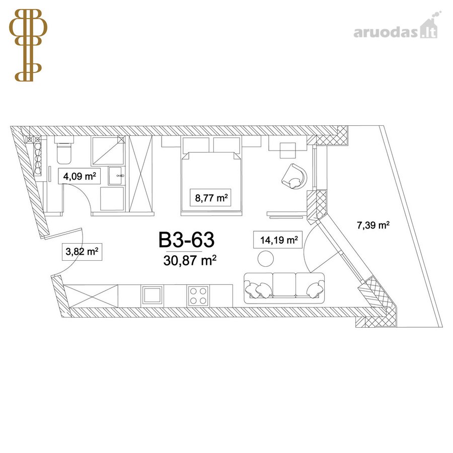 Norai Vanagupėje – prabangus apartamentų - nuotraukos Nr. 2