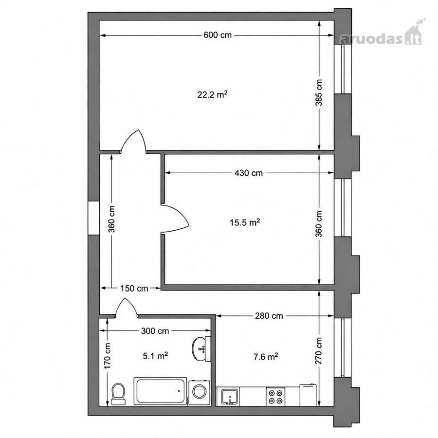 Būstas įsikūręs vienoje geidžiamiausių - nuotraukos Nr. 6