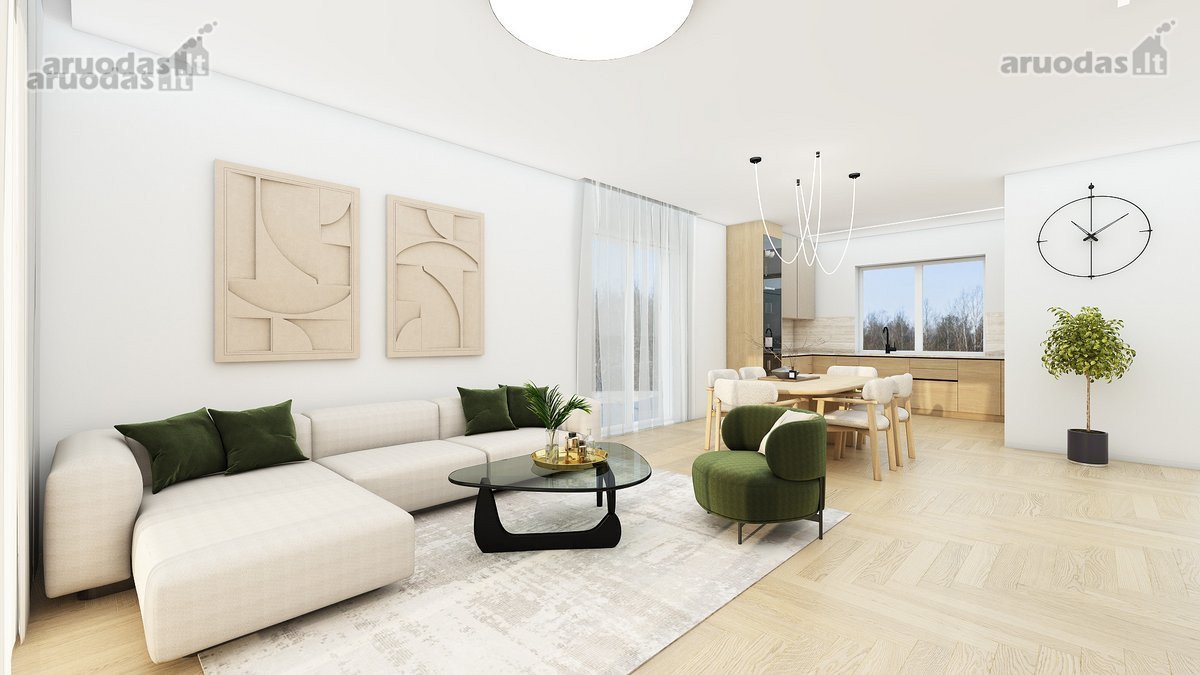 Parduodami modernūs 114 m2 ploto vieno aukšto - nuotraukos Nr. 13
