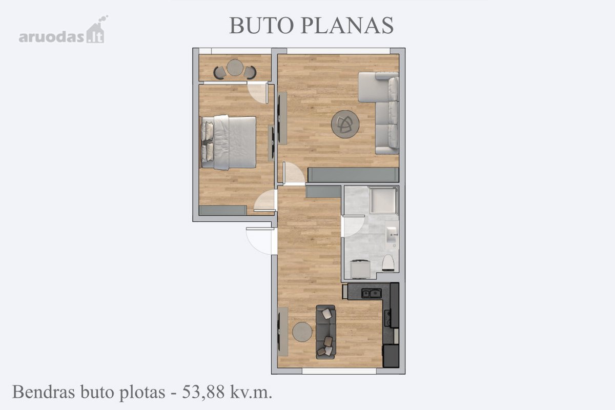 Parduodamas 3 K. Butas Gamtos Apsuptyje, - nuotraukos Nr. 28