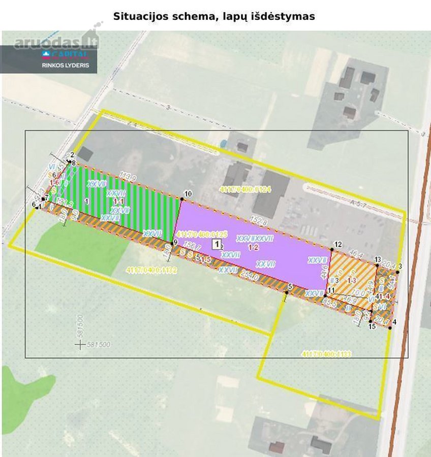 Parduodami 1 ha ploto Žemės Sklypai .Ribojasi - nuotraukos Nr. 5