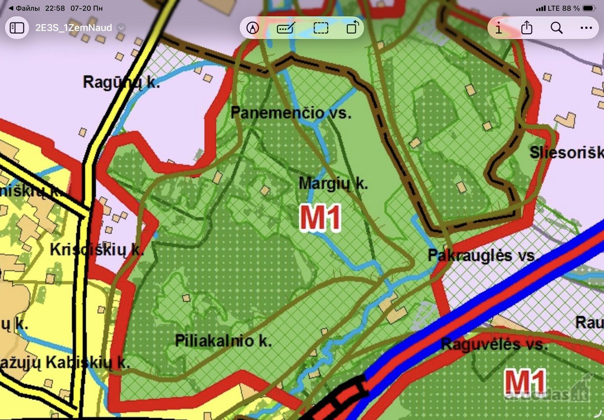 Parduodamas Labai Gražus Sklypas Su Miškeliu, - nuotraukos Nr. 3